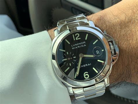 panerai for small wrist|panerai luminor marina for sale.